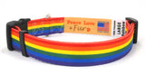 LGBTQ Pride Dog Collar and Leash Set