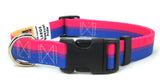 Bisexual Pride Dog Collar