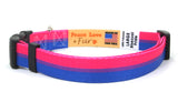 Bisexual Pride Dog Collar
