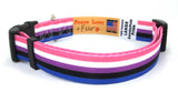 Gender Fluid Pride Dog Collar and Leash Set