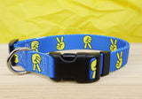 Peace Sign Dog Collar