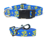 Om Dog Collar and Leash Set