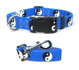 Yin Yang Dog Collar and Leash Set