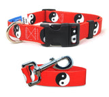 Yin Yang Dog Collar and Leash Set